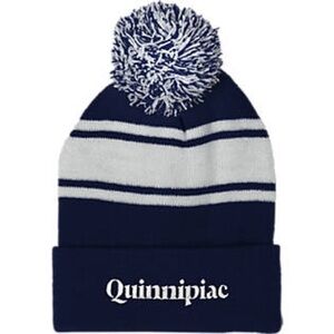 Quinnipiac University Knit Beanie with Pom